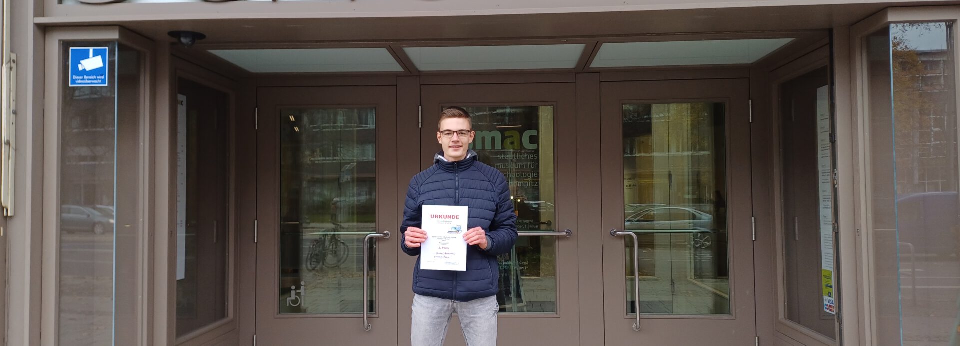 Bennet Bochmann erfolgreich bei Sächsischer Geographie-Olympiade