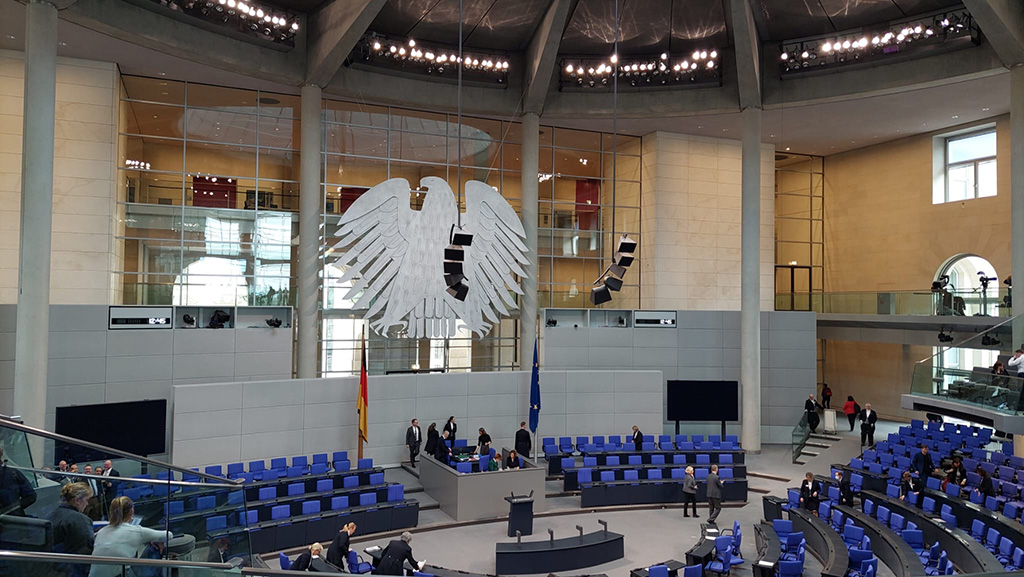 Exkursion in den Bundestag der 11. Klassen