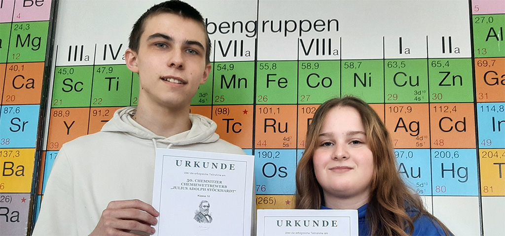 Erfolgreiche Chemiker an der TU Chemnitz