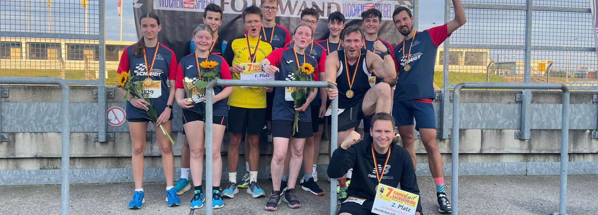 Firmenlauf Sachsenring am 18.Juni 2025 –Lessinggymnasium verteidigt Titel